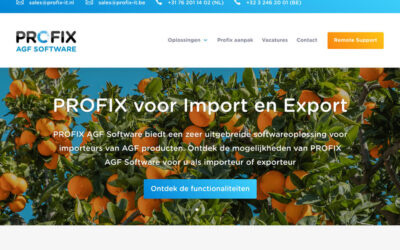 Nieuwe website
